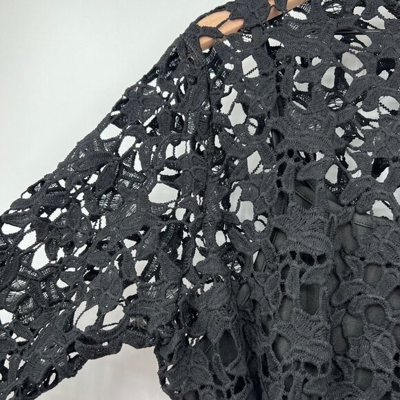 Lace Dress Floor-Length Lace-Up Asymmetrical Maxi Dress Elegant Long Dress Plus - Picture 4 of 13